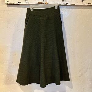 A-Line Houndstooth Skirt